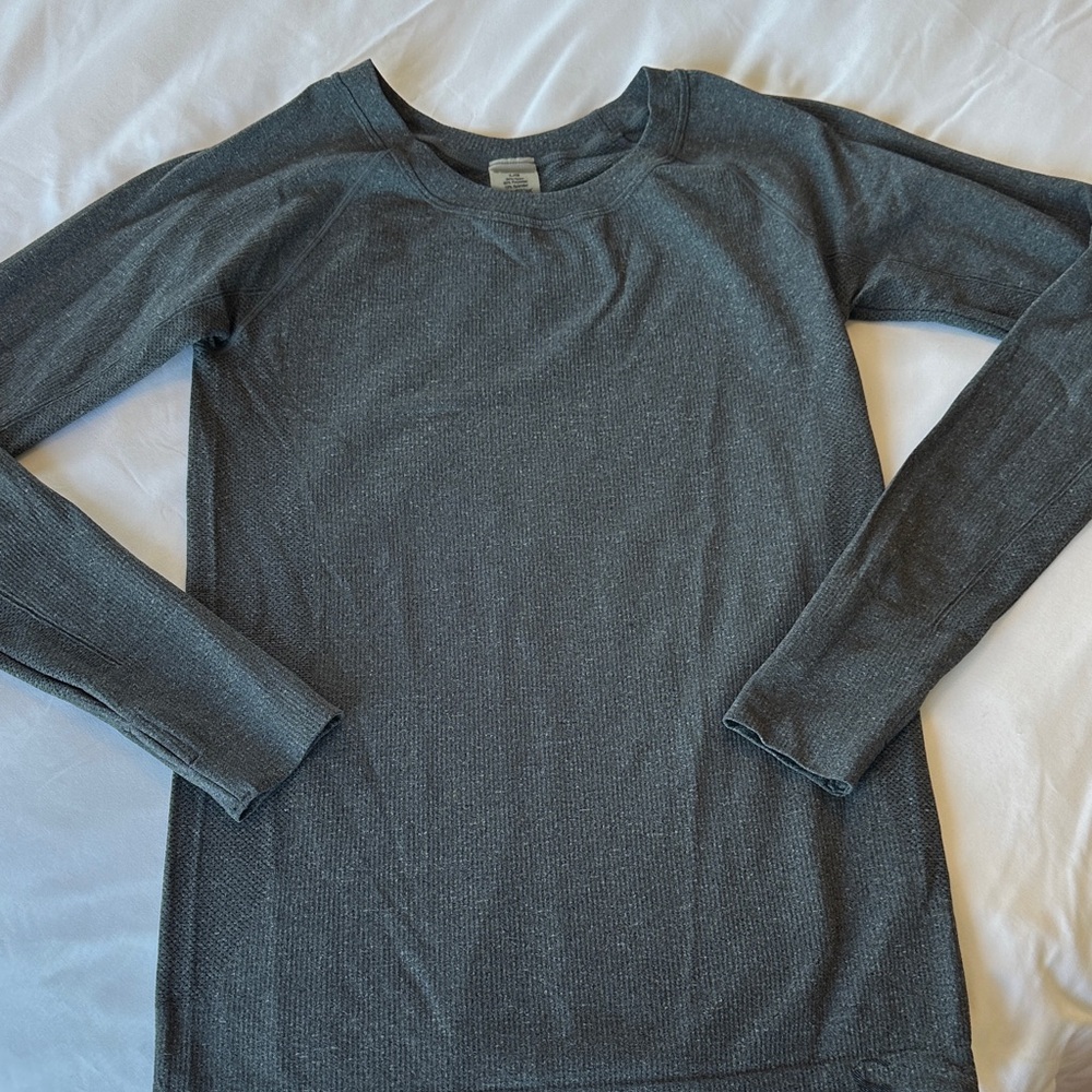 Climawear Gray Long Sleeve Top
